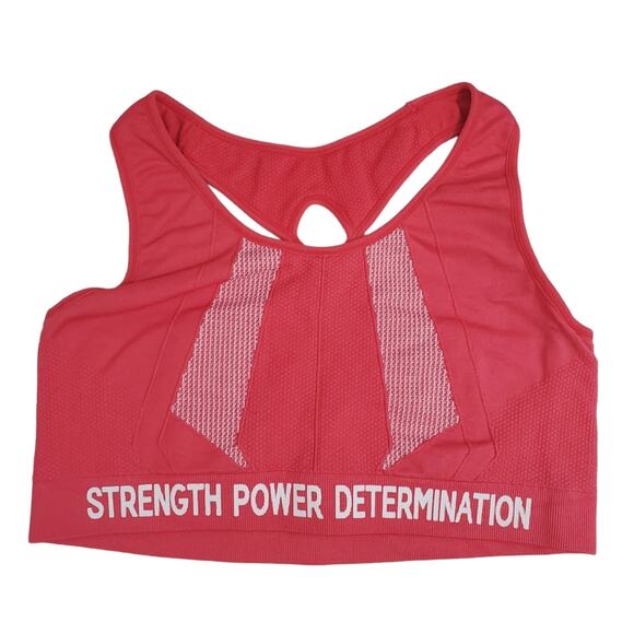 Cali Sport | Strength Power Determination Strappy Racerback Sports Bra - Picture 1 of 5